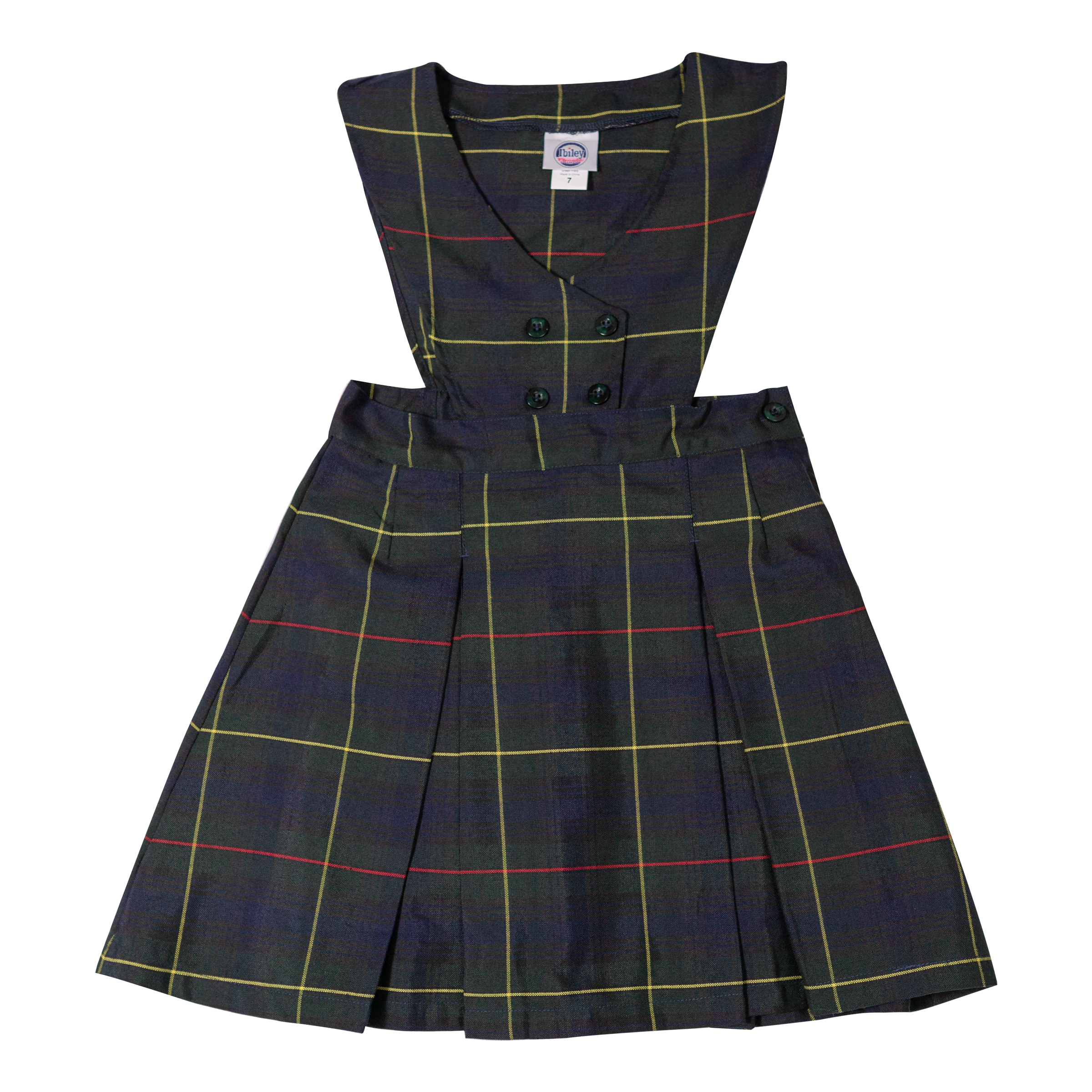 Green plaid jumper on sale uniform